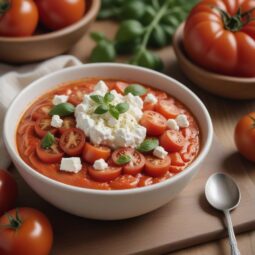 Vibrant Tomato and Cottage Cheese Delight - Low Calorie - Frenchynosh