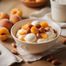 Apricot-Almond Frozen Yogurt Bliss - Low Calorie - Frenchynosh