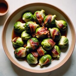 Savory Keto Bacon-Wrapped Caramelized Brussels Sprouts Delight - LowCarbs - Frenchynosh