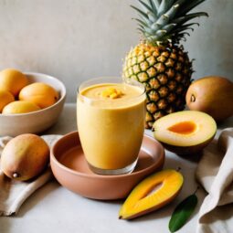 Golden Tropical Immunity Booster Smoothie - Vegetarian - Frenchynosh