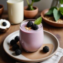 Tropical Blackberry Bliss Smoothie - Vegan - Frenchynosh