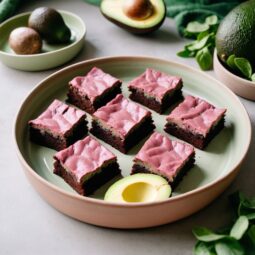 Decadent Beetroot Brownies with Creamy Avocado Frosting - Gluten Free - Frenchynosh