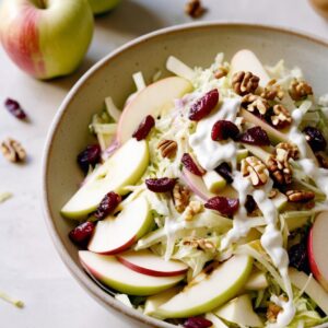 Autumn Crisp Apple and Walnut Slaw - Vegetarian - Frenchynosh