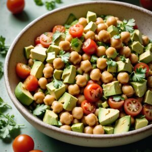 Vibrant Chickpea Avocado Delight - Vegan - Frenchynosh