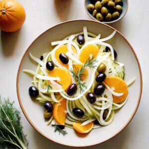 Zesty Fennel and Citrus Mediterranean Salad - Vegetarian - Frenchynosh