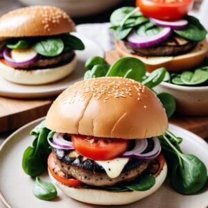 Smoky Grilled Portobello Mushroom Sliders - Vegetarian - Frenchynosh