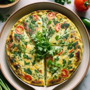 Garden Herb Frittata - Vegetarian - Frenchynosh