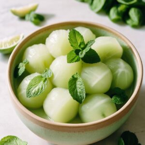 Refreshing Honeydew Mint Icy Delight - Vegan - Frenchynosh