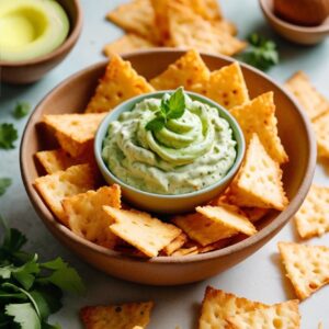 Crispy Keto Cheese Bites with Creamy Avocado Dip - Gluten Free - Frenchynosh