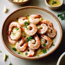 Keto Garlic Butter Delight Shrimp - LowCarbs - Frenchynosh