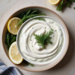 Zesty Lemon Herb Greek Yogurt Delight - Low Fat - Frenchynosh