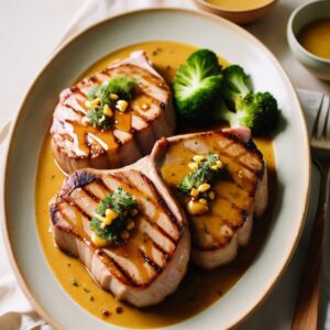 Honey Mustard Glazed Pork Chops - Diabetic - Frenchynosh