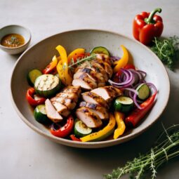 Balsamic Sweetness Chicken and Veggie Medley - Low Sugar - Frenchynosh