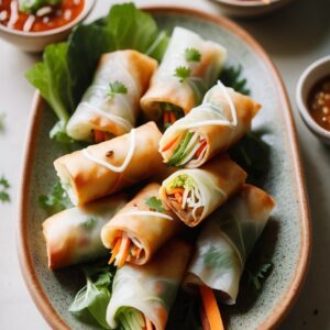 Crispy Vegetable Mini Spring Rolls - Vegetarian - Frenchynosh