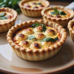 Petite Quiche Lorraine Delights - Vegetarian - Frenchynosh