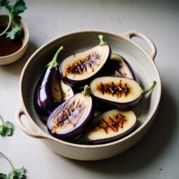 Umami Bliss Miso Glazed Eggplant - Vegan - Frenchynosh