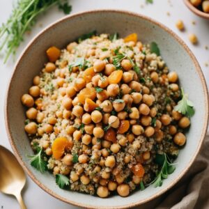 Exotic Moroccan Chickpea Quinoa Delight - Vegan - Frenchynosh