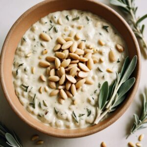 Herb-Infused Pine Nut Sage Delight - Vegetarian - Frenchynosh