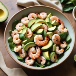 Tropical Shrimp and Avocado Salad - Low Calorie - Frenchynosh