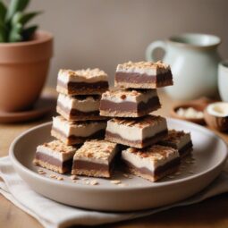 Coconut-Choco Oaty Bliss Bars - Vegan - Frenchynosh