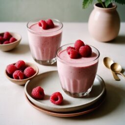 Tropical Raspberry Coconut Bliss Smoothie - Vegan - Frenchynosh