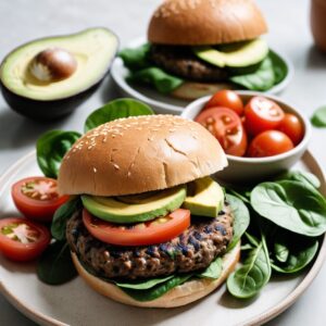 Hearty Black Bean Vegetarian Burgers with a Zesty Twist - Vegetarian - Frenchynosh