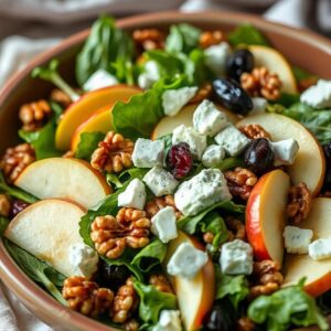 Autumn Harvest Delight Salad - Vegetarian - Frenchynosh