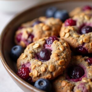 Morning Berry Bliss Oatmeal Cookies - Vegetarian - Frenchynosh