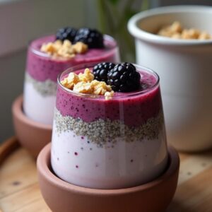 Berry Bliss Chia Seed Pudding - Vegan - Frenchynosh