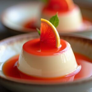 Citrus Bliss Panna Cotta - Vegetarian - Frenchynosh