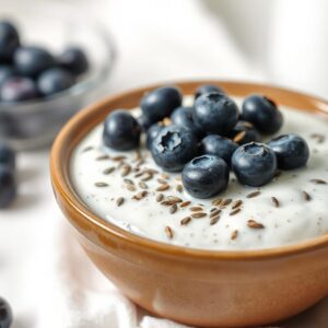 Tropical Blueberry Coconut Chia Delight - Vegan - Frenchynosh