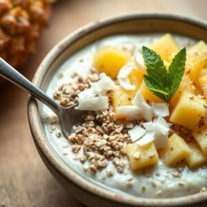 Tropical Sunrise Porridge Bowl - Vegan - Frenchynosh