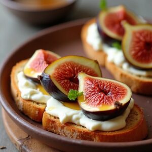 Luscious Fig and Ricotta Delight - Vegetarian - Frenchynosh