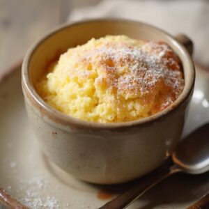 Indulgent Keto Vanilla Bean Mug Cake - Low Carbs - Frenchynosh