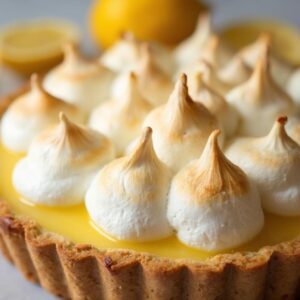 Citrus Heaven Lemon Meringue Tart - Vegetarian - Frenchynosh